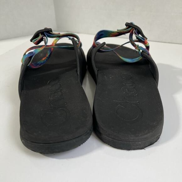 Chaco Chillos Slide Sandals Mens Multicolor Tie Dye Adjustable Strap Size 11 main image 9
